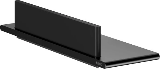 Spazzola con asciugacapelli - fissaggio a mano - nero opaco - 32,8 cm
