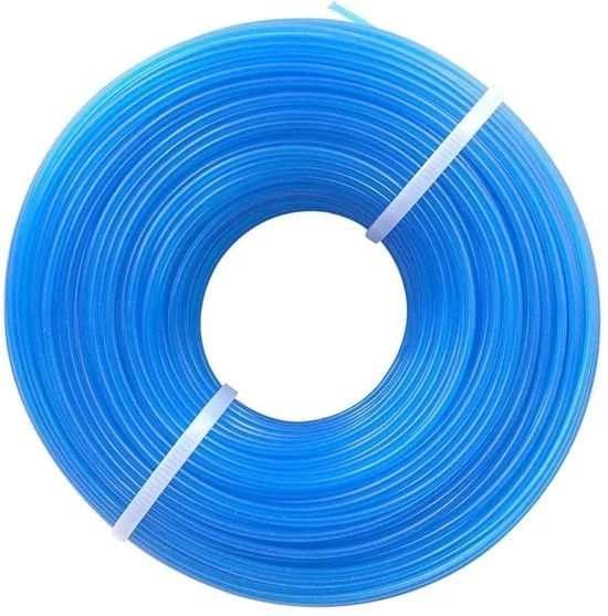 Trimmerdraad a rullo - 1,6 mm - set da 2 - blu - nylon