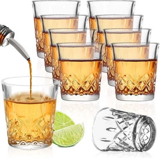 Bicchieri per cocktail resistenti al lavastoviglie - vetro privo di piombo - 8 pezzi