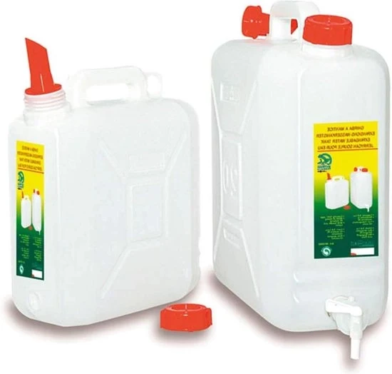 Articolo di campeggio 0810063 Jerry Plus 10lt. Jerrycan per alimenti con valvola - Ideale per campeggio e attività all'aperto