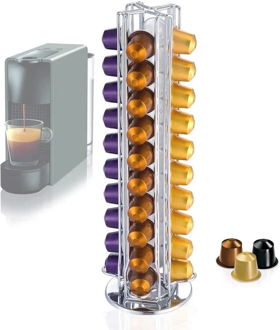 Capsula rotante per caffè - 40 capsule - Acciaio inox - Sostenibile