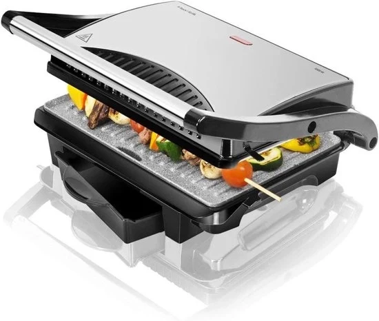 Apparecchio Grill - Griglia Tavolo - Apparecchio Tostapane - Raccordo Verticale - Griglia Panini - Alta Qualità