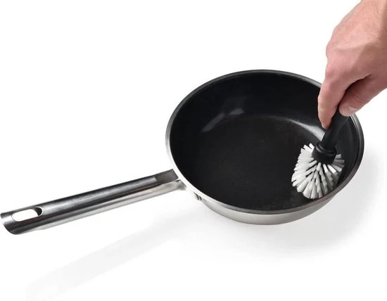 Spazzola per piatti a rullo - plastica duratura - manico ergonomico Spazzola per piatti