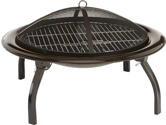Portatile incassabile per barbecue 66 cm con coperchio