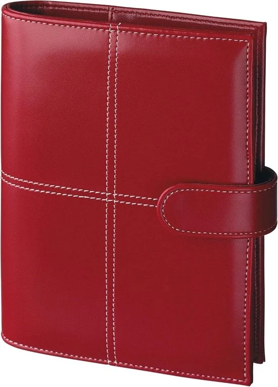Agenda A6 compatta - Organizzazione perfetta - Rosso Fashion - Plastica