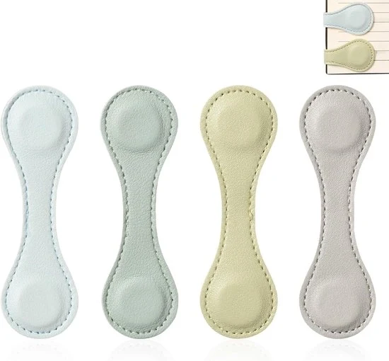 Leggii magnetici in pelle - 4 pezzi - stile e pratici