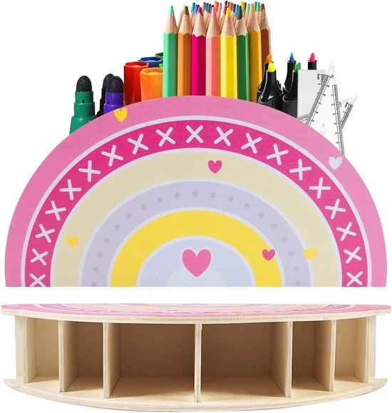 Organizzatore per ufficio per bambini - penne e accessori - colorato