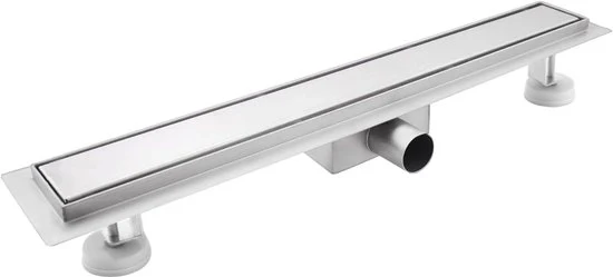 Douchegoot regolabile - 60 cm - acciaio inossidabile - superficie extra liscia