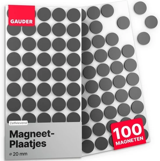 Magnetizzanti autoadesivi rotondi - Adesivi magnetici per foto - 20 pezzi