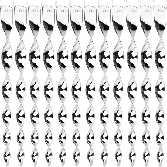 12x Riflettenti Scarecrow a Spirale del Vento - Deterrente per Uccelli per Balcone e Giardino
