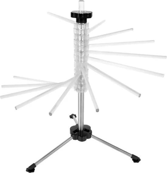Porta Pasta Raccogliente Flessibile per Spaghetti e Nidi di Pasta per la Cucina Casa - Asciugacapelli per Spaghetti Freschi (Transparente) con 6 Livelli, Modello: PD-TR-06