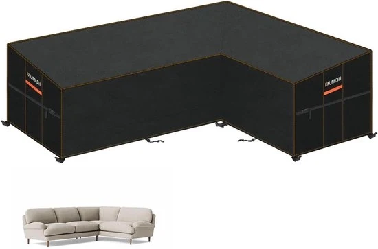 Copricapo acqua resistente per divano angolare - 1 pezzo - 210x260x90x80/65 cm