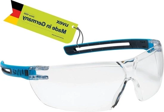 Visore di sicurezza per il tuning con eccellenza di visione - trasparente/antracite-azzurro Visore di sicurezza
