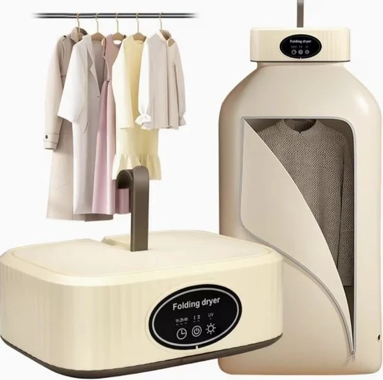 Drogaio 360° con 2 Livelli Regolabili – Asciugamano Pieghevole con Multipli Strati – Per Abbigliamento, Calze e Asciugamani – Compattabile & Spazia Risparmiante