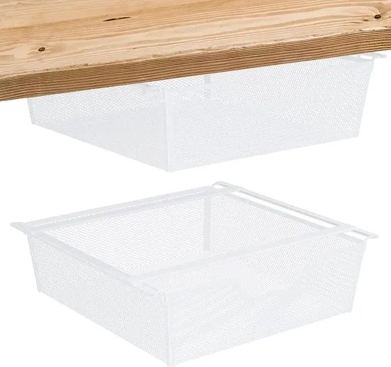 Cassetti per sotto pavimento - Spaziale - 2 pezzi - Bianco