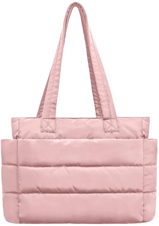 Borsa leggera a tracolla - Borsa con imbottitura per spalle per donne - 1 pezzo - Nero