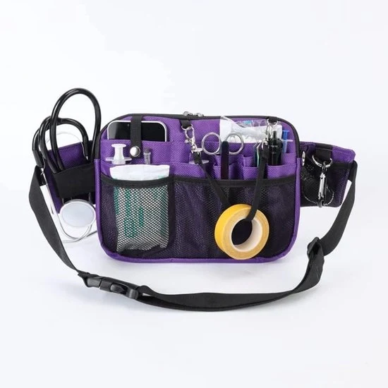 Organizzatore per infermiere con tas multifunzionale a cassetti - blu