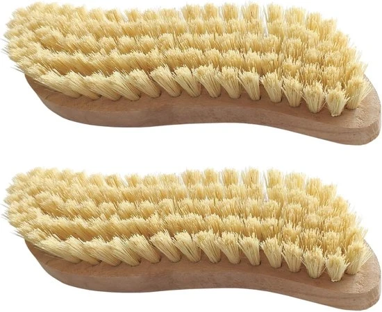 Scopetrate ergonomiche - aspirapolvere per cucina e giardino - 2 pezzi - legno