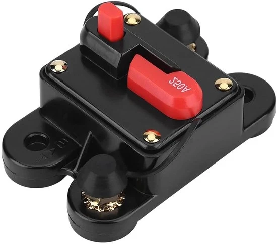 Dispositivo di Interruzione 250A Interruttore di Sicurezza e Facile da Usare per Auto, Barche, Biciclette, Stereo, Reset Interruttore - 12V DC