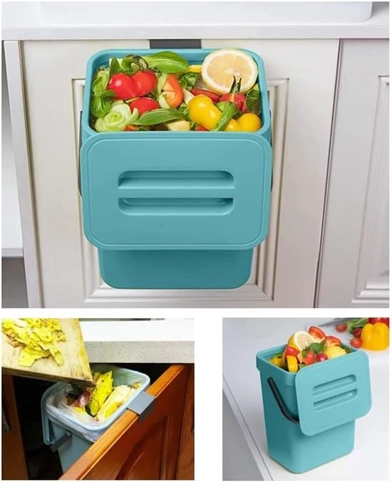 Bacchetto di compost per cucina - 5 litri - Blu