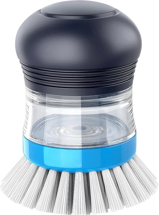 Dispensatore di sapone pennello per la mano spazzola per la cucina - lavastoviglie lavandino pulizia - blu marino - confezione da 1 Spazzola per la cucina