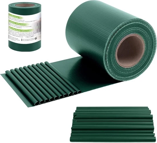 Protezione visiva della copertura per giardino - 450 g/m² - verde - 35 m x 19 cm