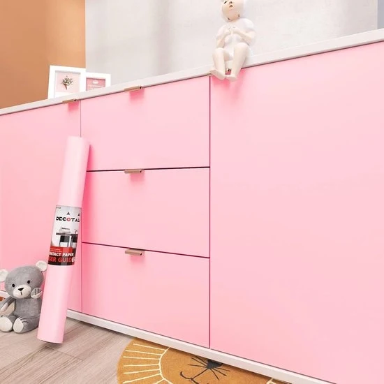 Foglia vinile autoadesiva - Rosa - Facile da usare - 1 pezzo