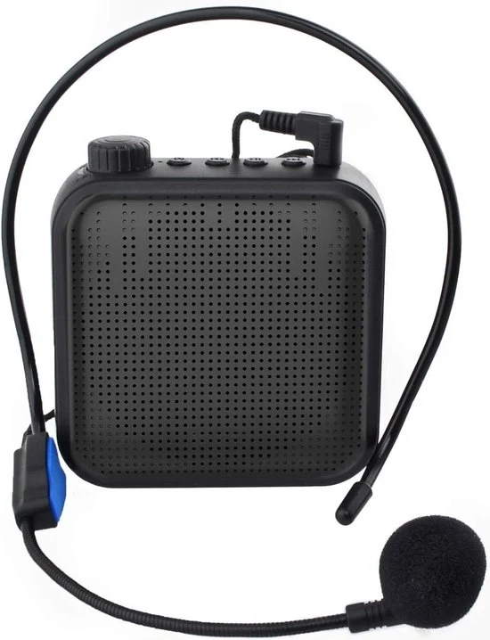 Amplificatore di Altoparlante - Amplificatore di Microfono - Ricaricabile - Incluso Headset - Da non perdere per le Conferenze, i Musicisti e le Riunioni!