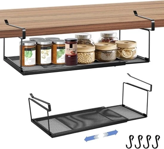 Sostegno metallico per appendiabiti – Organizzatore regolabile 38-70 cm – Organizzatore per armadio, cassettiera, armadio per scarpe e armadio per abiti