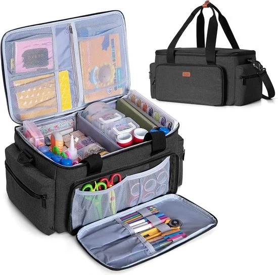 Borsa da hobby - zaino da lavoro con alta capacità - nero