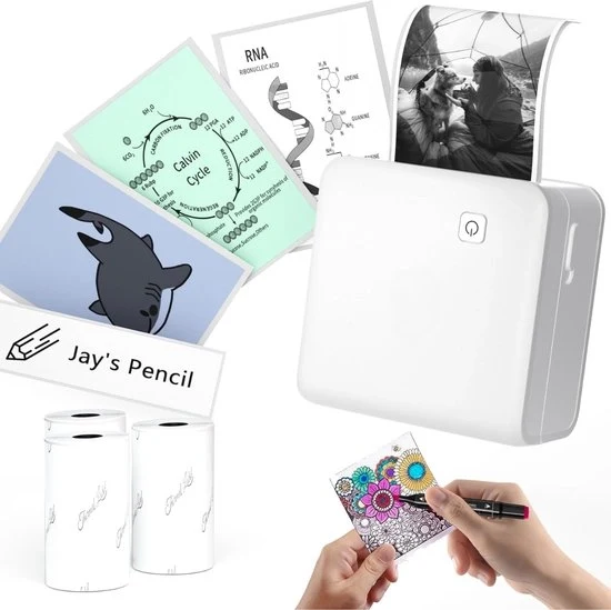 Stampante Portatile Mini - Kit di Avvio - Stampanti a Mano - Stampante Portatile - Stampante Mobili - Fotostampante