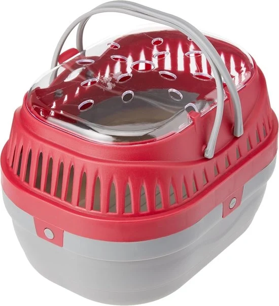 Porta animali portatile - Scatola per animali da viaggio - 1 pezzo - Medio - 23 x 17 x 15 cm
