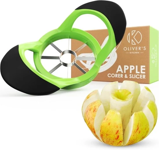 Foglia di meloe e fruttiera - facile taglio di frutta - 1 pezzo - verde