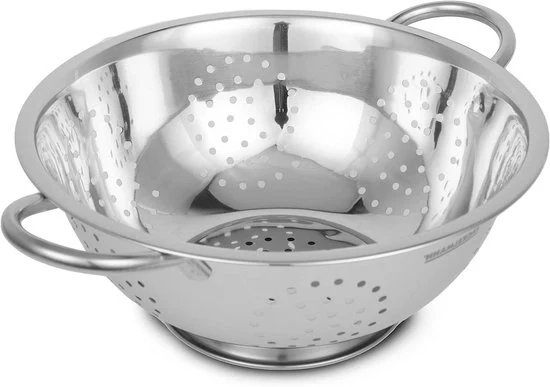 Sottopiano in acciaio inossidabile con maniglie a mano - 24 cm - Resistente al lavastoviglie