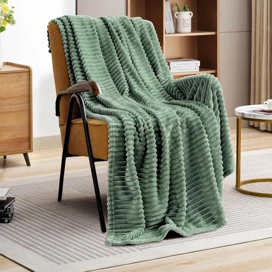 Piumino morbido - Piuma soffice, deken caldo - 1 pezzo - Verde - 150 x 200 cm