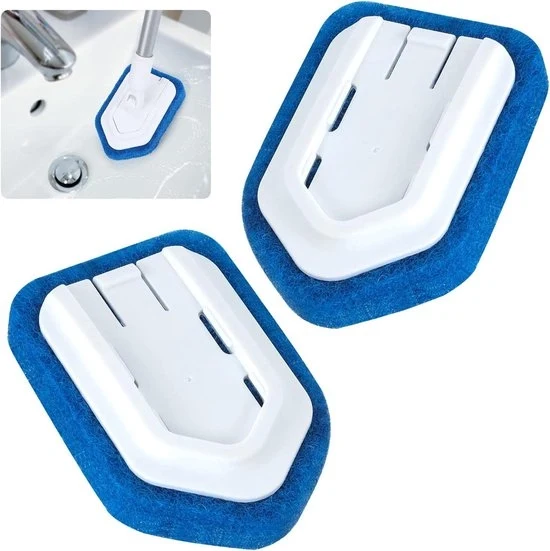 Scrubber Utschakuibale Refill Sostituente Testa Spugna per Pulizia - Bagno e Pavimento - 2 Pezzi Spugne pulizia