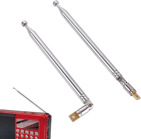 Set di Antenna Telescopica per Radio e TV Portatile
