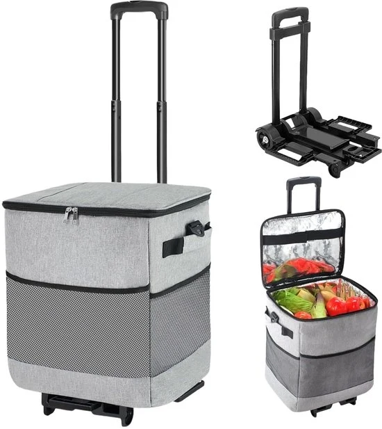 Cappa Isolante Op Ruote - 40L - Isolata - Per Picnic e Campeggio