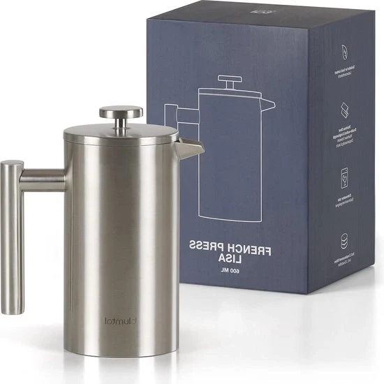 Caffettiera a Pistone 600 ml - Filtro in Acciaio - Blumtal