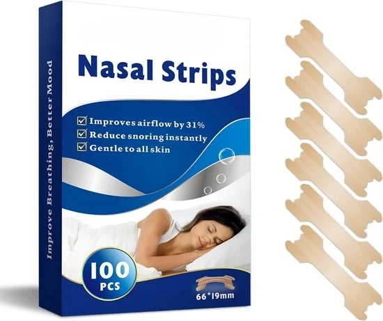 Strisce per il Naso - Adesivi per il Naso - Sonno Migliore - Respirazione Migliore - Strisce per il Naso Adesive