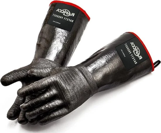 Manopole per BBQ Resistenti al Calore XL - Accessori per Grill e Pit Barbecue - Impermeabili e Resistenti all'Olio - Facili da Pulire - 43.2cm