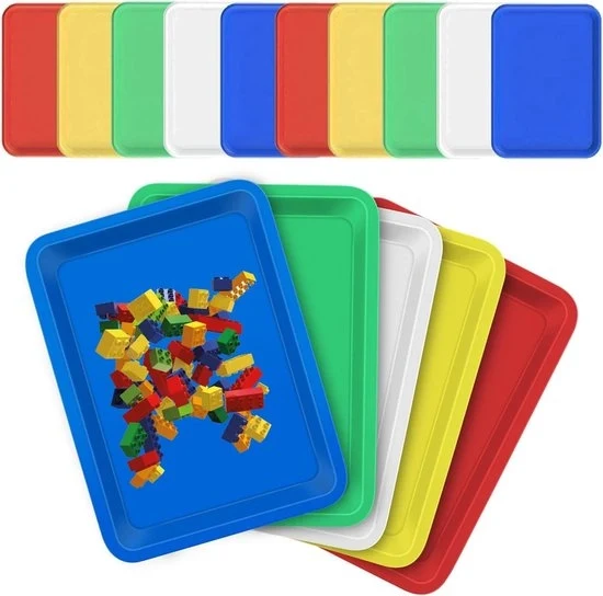 Pannelli di plastica per DIY - multifunzionali e colorati - 10 pezzi - 27,5 x 21 x 3 cm