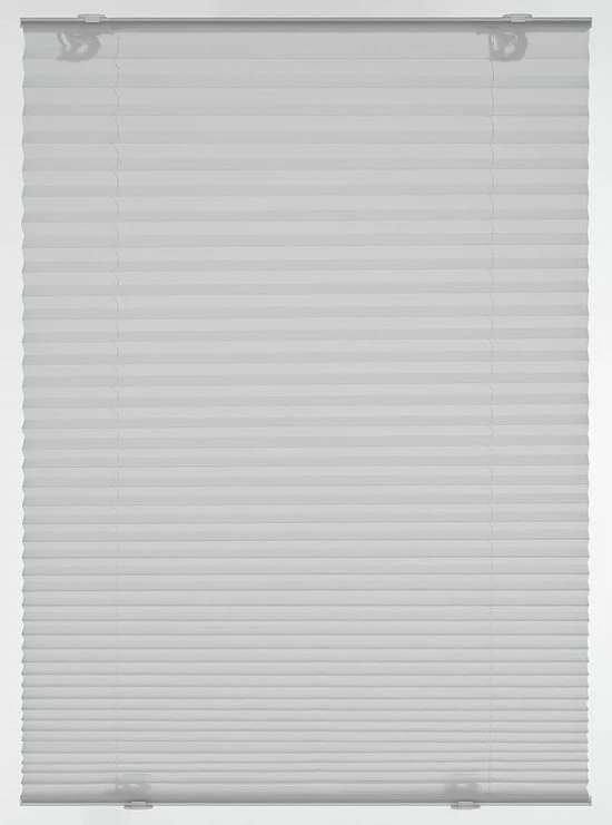 Tendina plissata - protezione della privacy - 1 pezzo - grigio - 40 x 130 cm