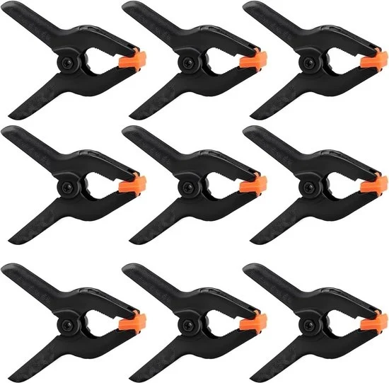 9 Set di Viti a Fisarmonica in Nylon 3 pollici Viti a Fisarmonica in Plastica Resistenti per Progetti di Fai da Te Studio Fotografico Sfondi Fotografici