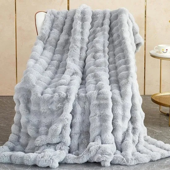 Piuma di Plush in Finta Pelliccia - Comforte Luxe - 1 pezzo - Varie Dimensioni