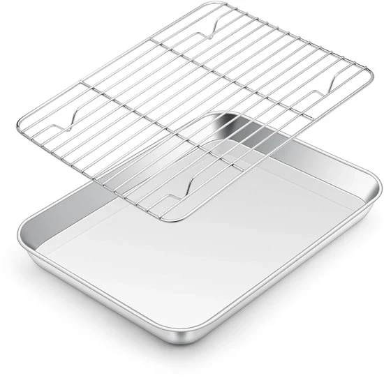 Piatto per torte in acciaio inossidabile con set di raffreddamento - Salute e multifunzionale - 1 pezzo