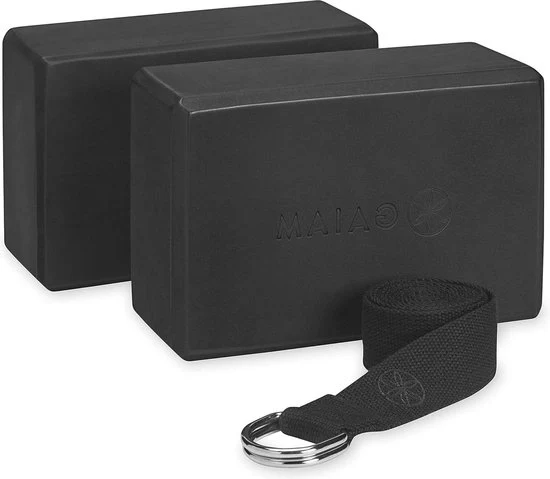 Set di Yogablok da 2 e manubri per yoga - nero - per yoga essentials (se non presente il modello o codice prodotto, lascio vuoto)