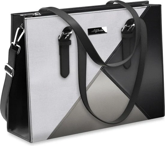 Borsa da Ufficio per Donna con Cinturino, 15.6-16 Pollici, Grande Borsa in PU con Maniglia e Spalla per Borsa da Lavoro