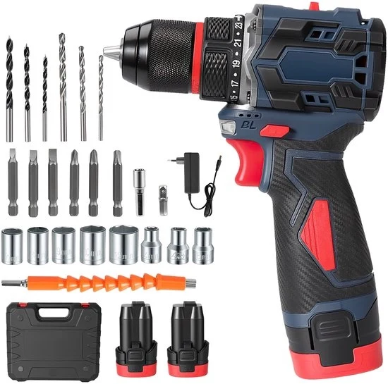 Set di punzoni mini - 23-in-1 - Trasformabile - Potenza di rotazione regolabile - Manuale - Connessione universale