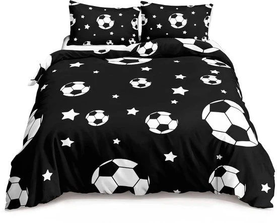Set di Cuscini da Letto 3 Pezzi - Disegno Gamepad - Leggero e Respirante - 1 Coperta da Letto + 2 Cuscini da Capo